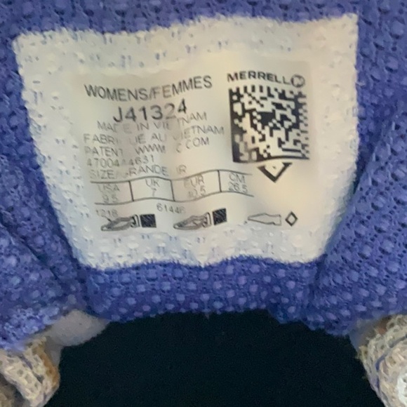 Merrell Women’s Gray Blue Siren Edge Hiking Sneakers Size 9.5 Q2 J41324 - Picture 3 of 11